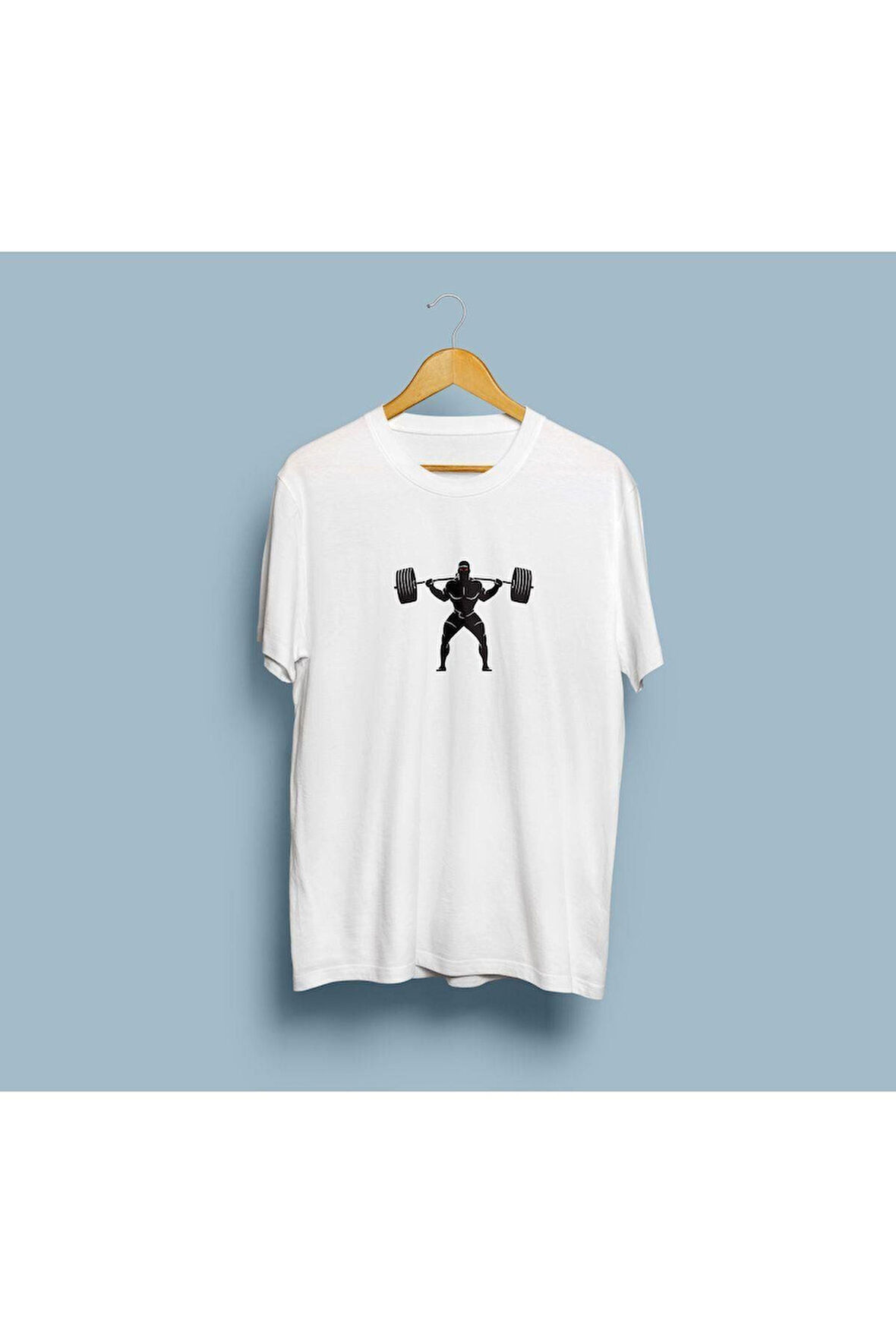 Oversize Squat Master tasarımlı unisex Gym / fitness T-shirt