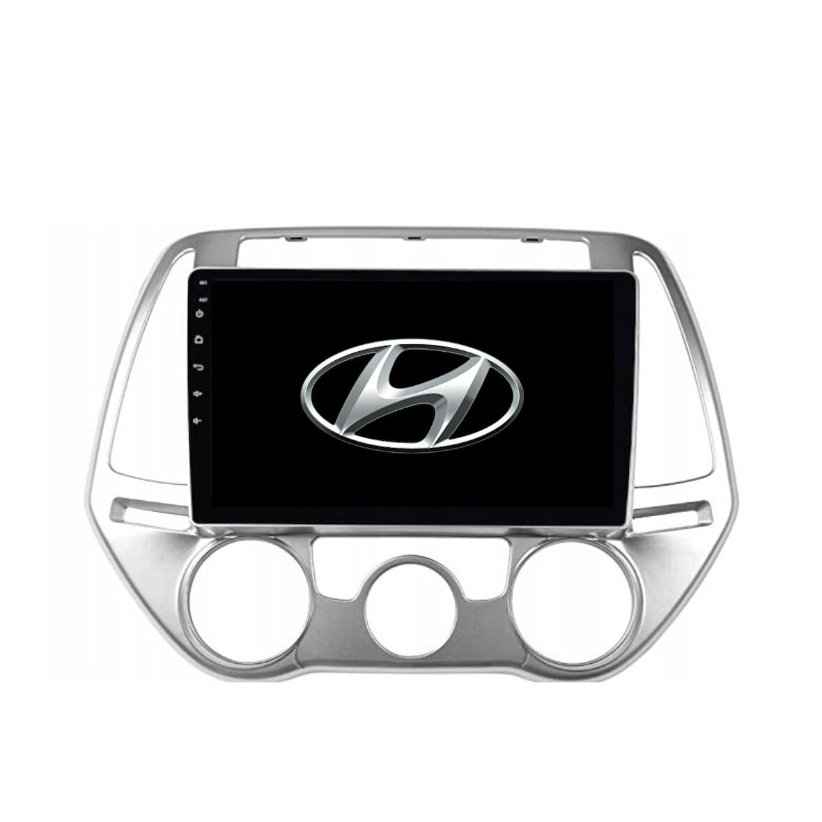 Hyundai i20 Araç Multimedya Android Ekran Carplay Double Teyp 4+64 9" 13-14 Düz Analog Silver BLUEWAY