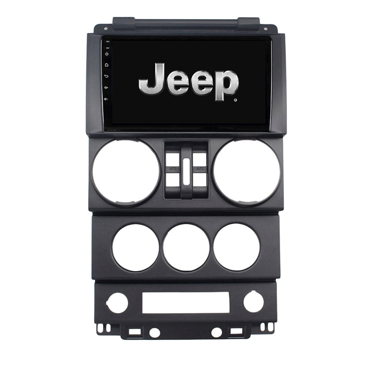 Jeep Wrangler Araç Multimedya Android Ekran Carplay Navigasyon Double Teyp 4+64 9" 07-10 Black BLUEWAY