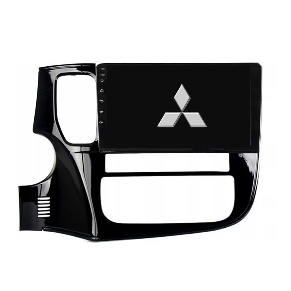 Mitsubishi Outlander - Araç Multimedya Ekran - 6GB 128GB - S - Piano Black - 2013 - 2020 - 9 Inch - UPG - MYWAY