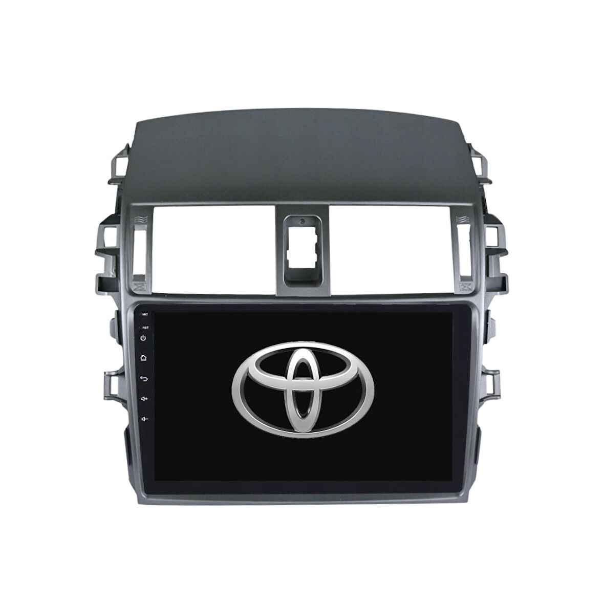 Toyota Corolla - Araç Multimedya Ekran - 6GB 128GB - Büyük - Gri - 2007 - 2013 - 9 Inch - UPG - MYWAY