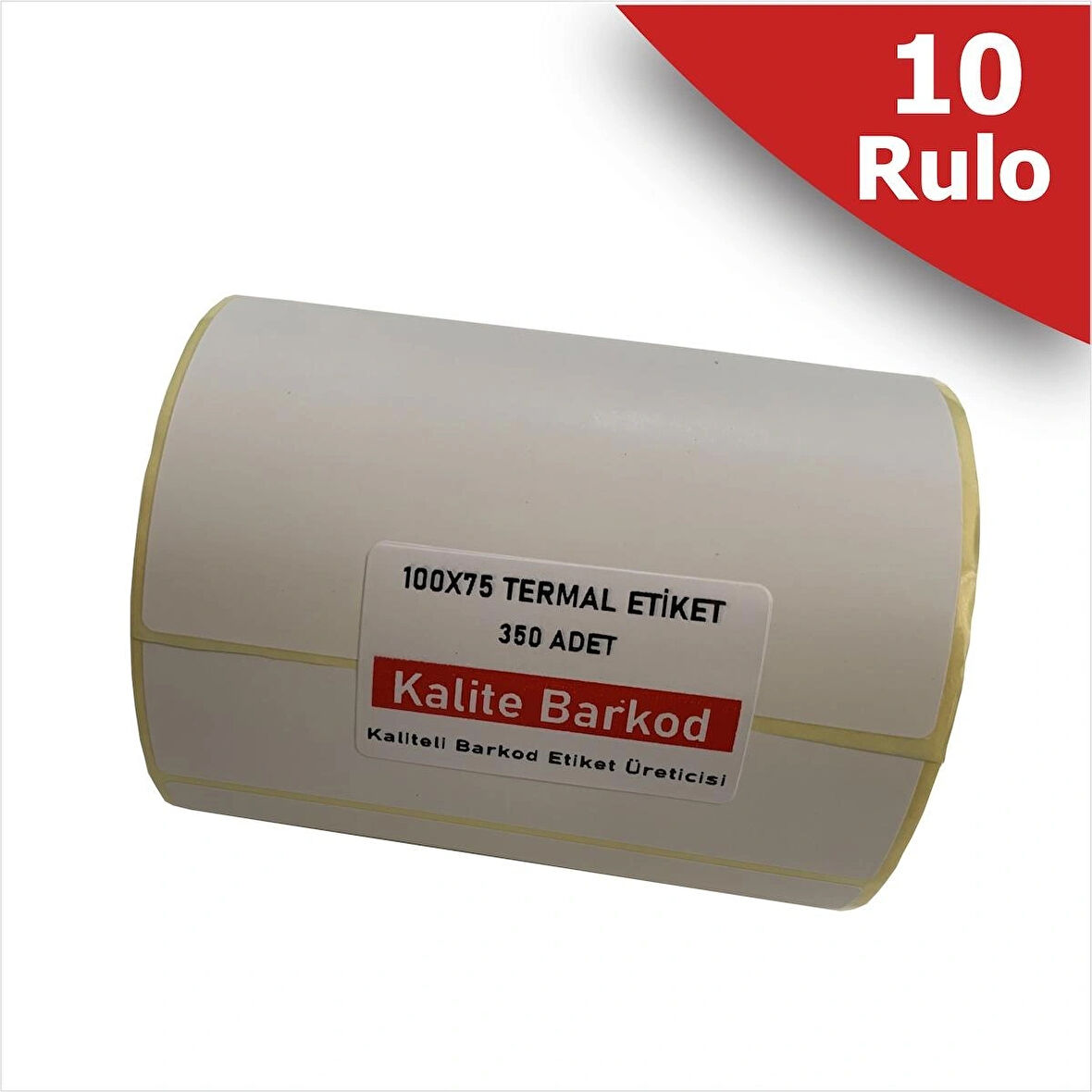 100x75 Termal Etiket 10 Rulo | 3.500 adet Termal barkod etiketi