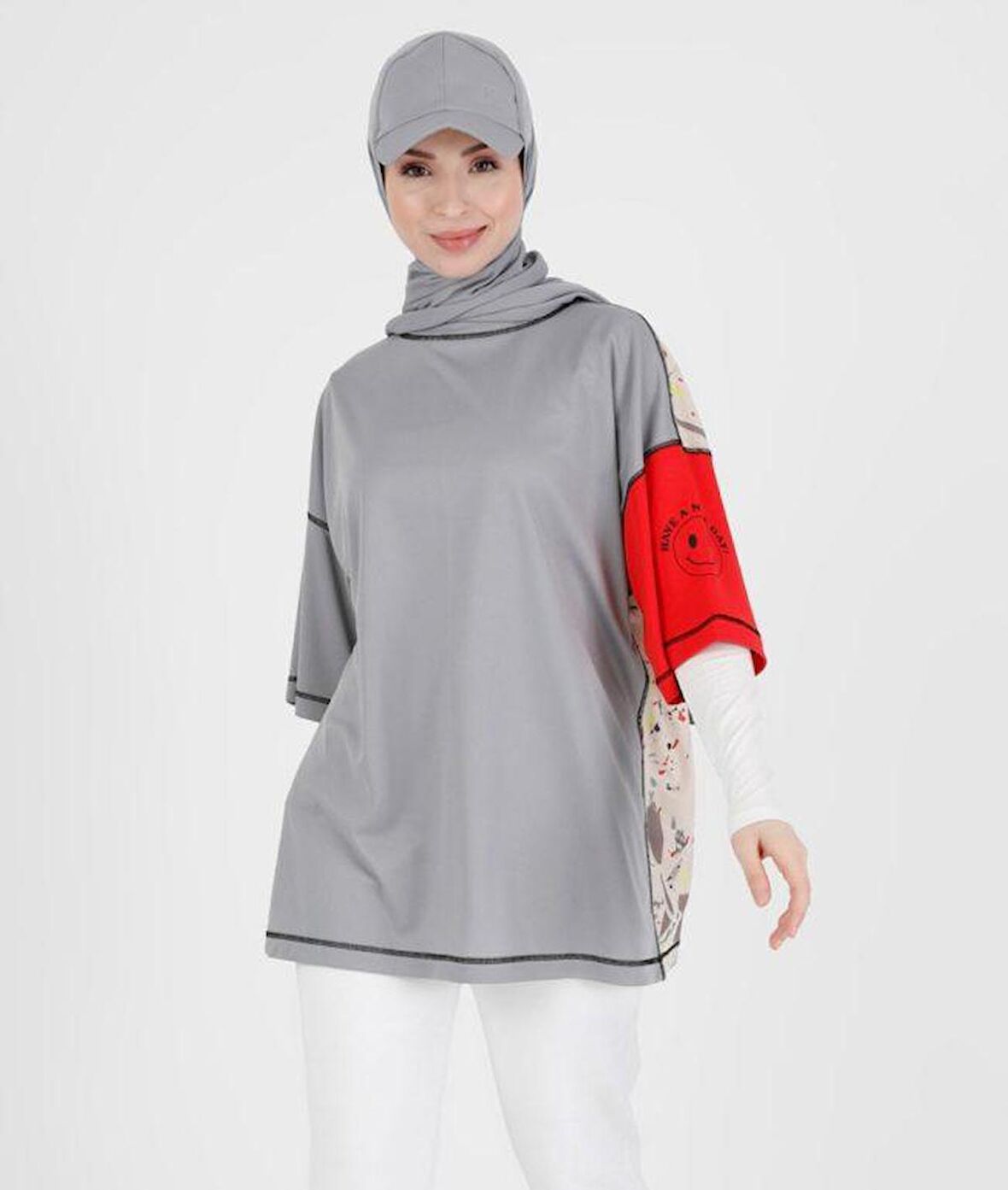 Aktif Spor Oversize Tunik-T102.3117