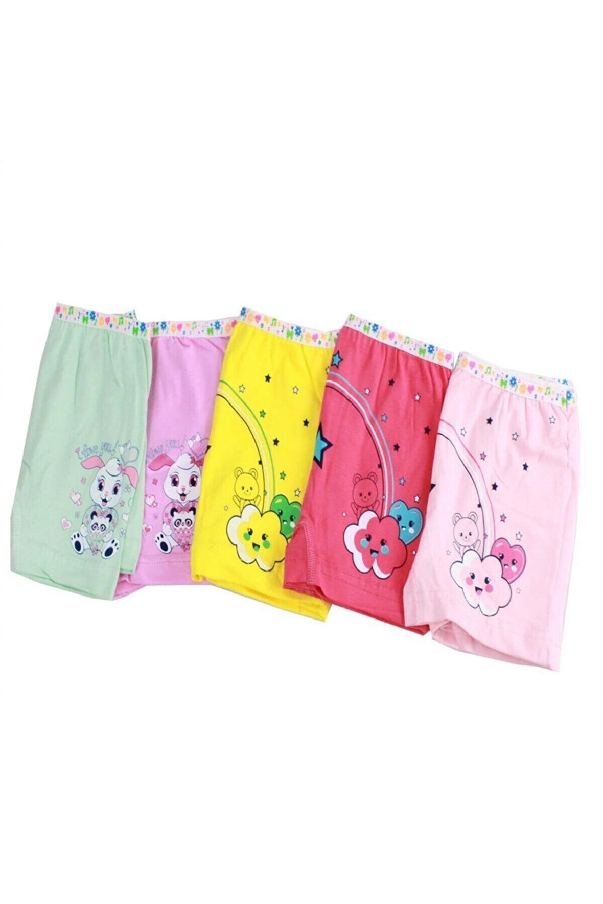 Likralı Kız Boxer  6 'lı Paket