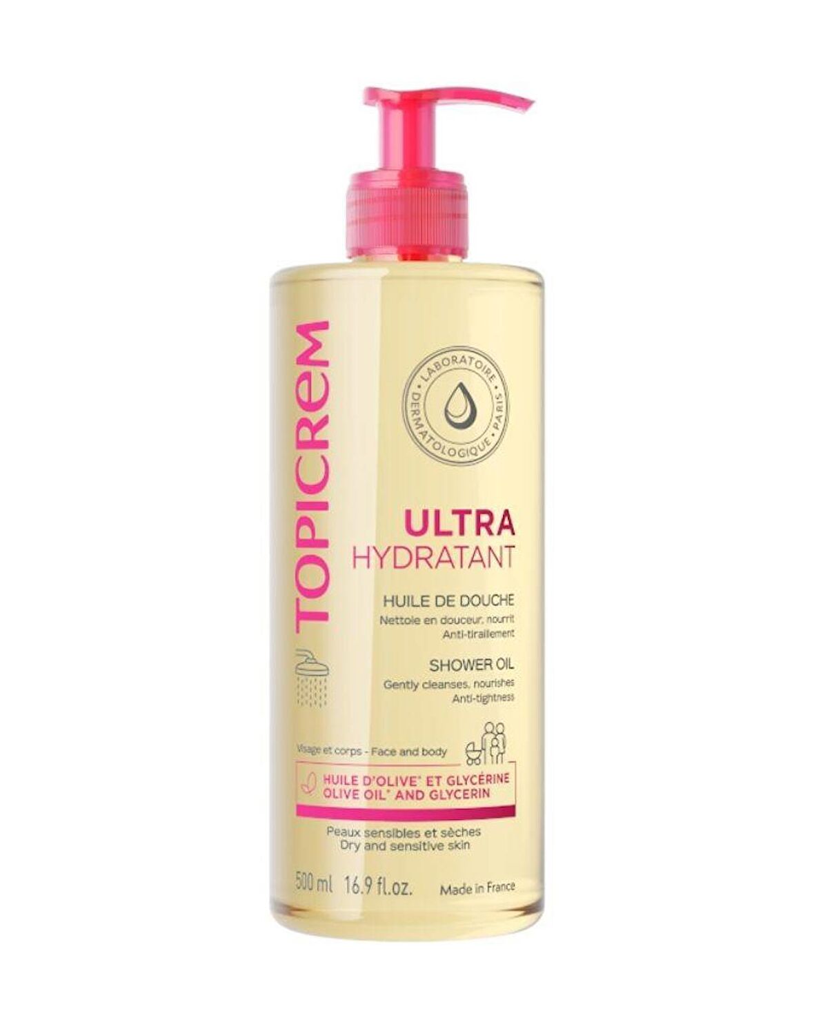 Topicrem Ultra Hydratant Duş Yağı 500 Ml