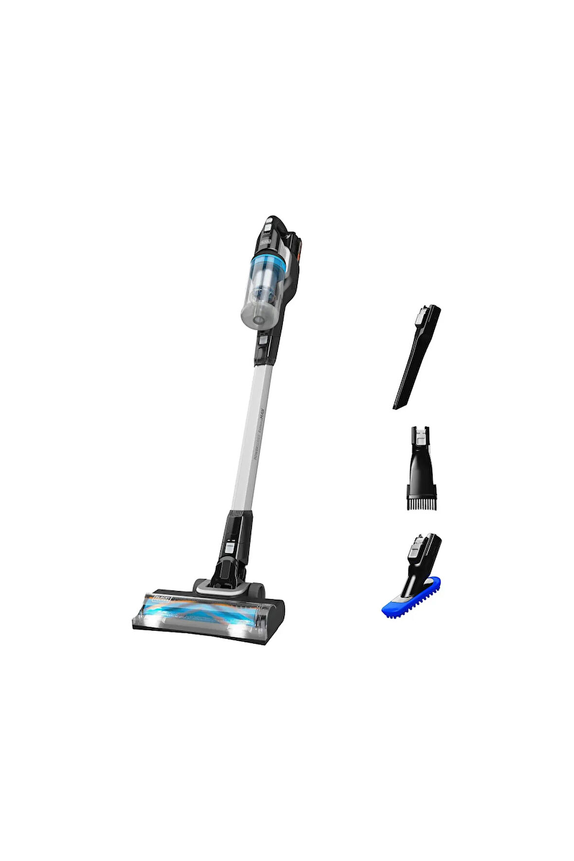 18V Kablosuz Dikey Süpürge Mavi