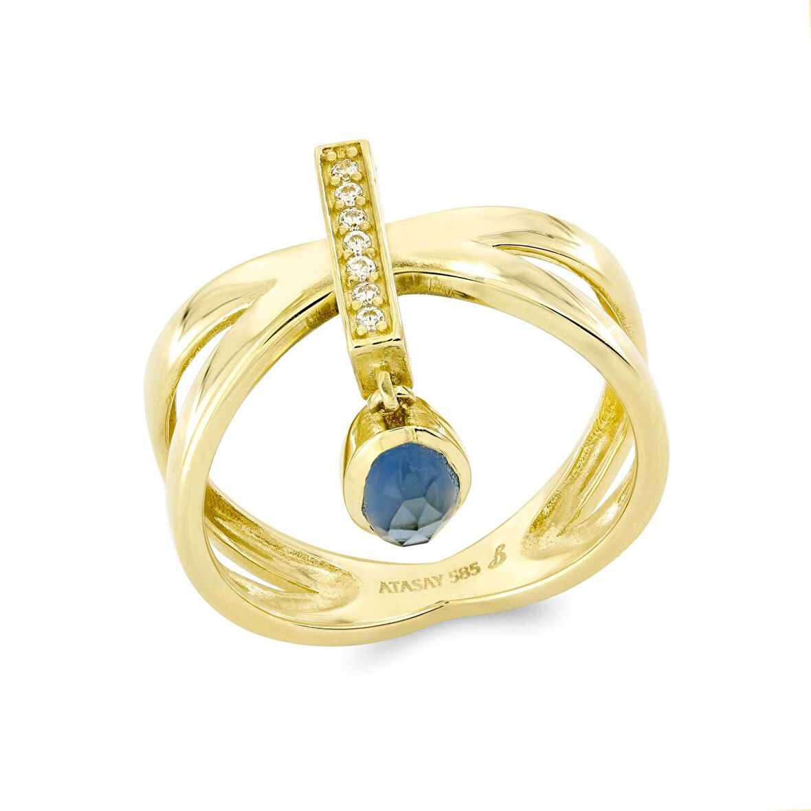 Taşlı Altın Yüzük 