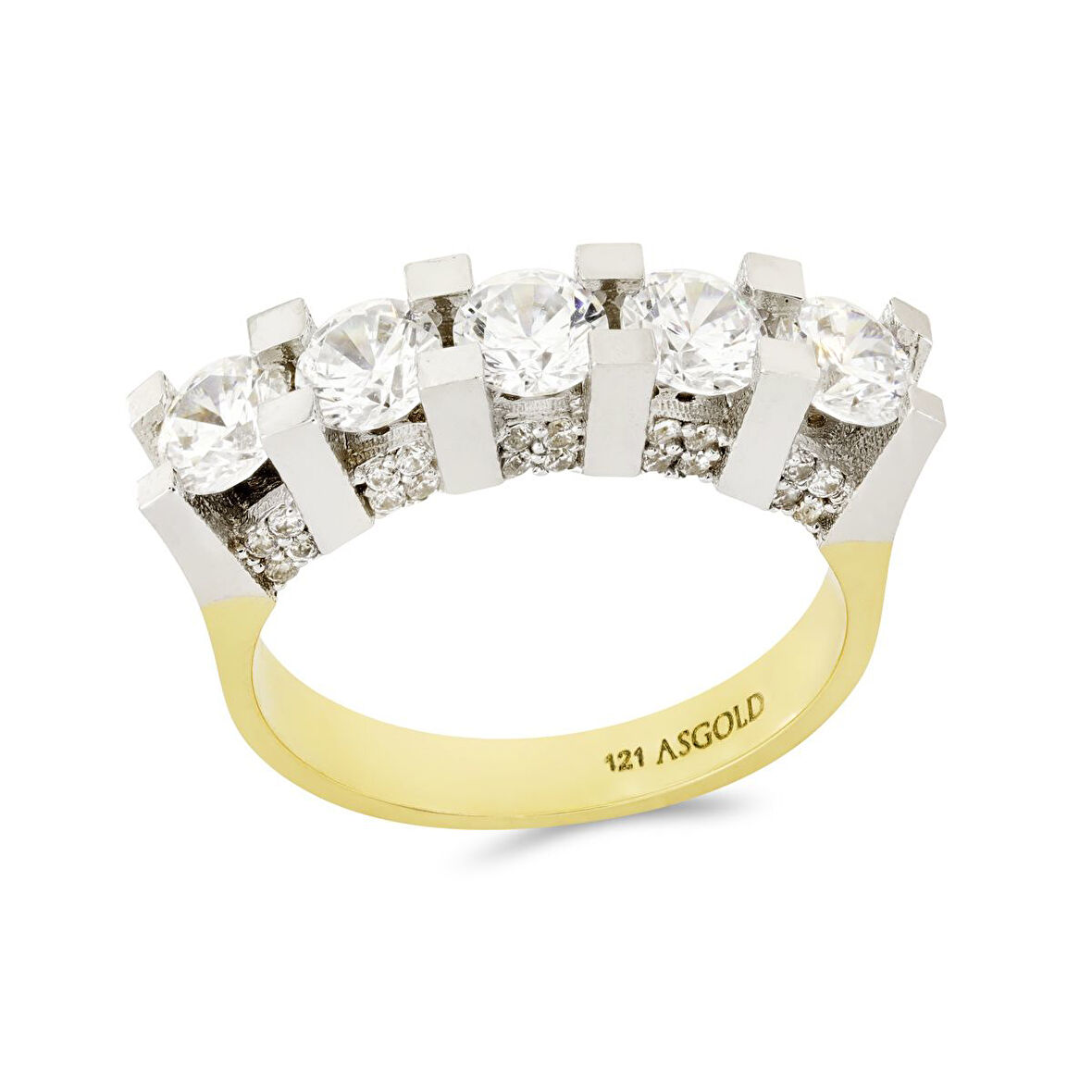 Altın Beştaş Yüzük 