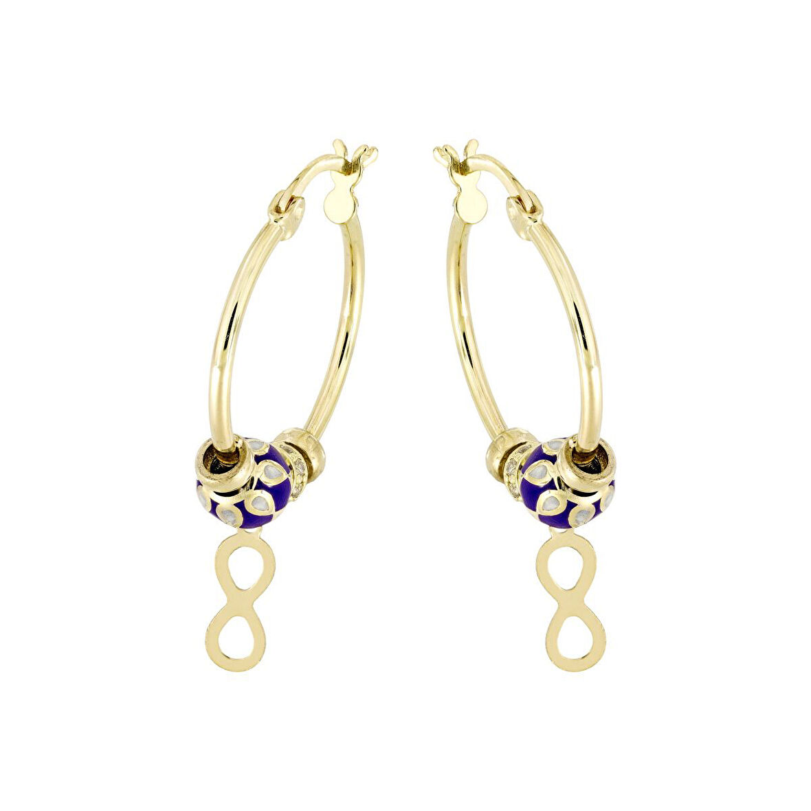 Altın Sonsuzluk Halka Küpe