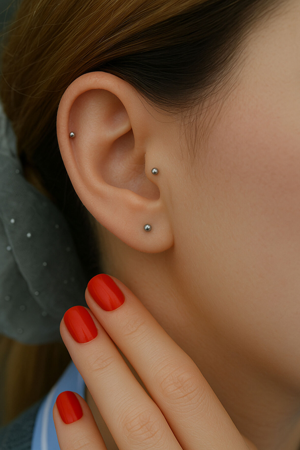 2 mm Mini Toplu Çelik Piercing – Tragus Helix Lob Dil ve Dudak Uyumlu | 316L Paslanmaz