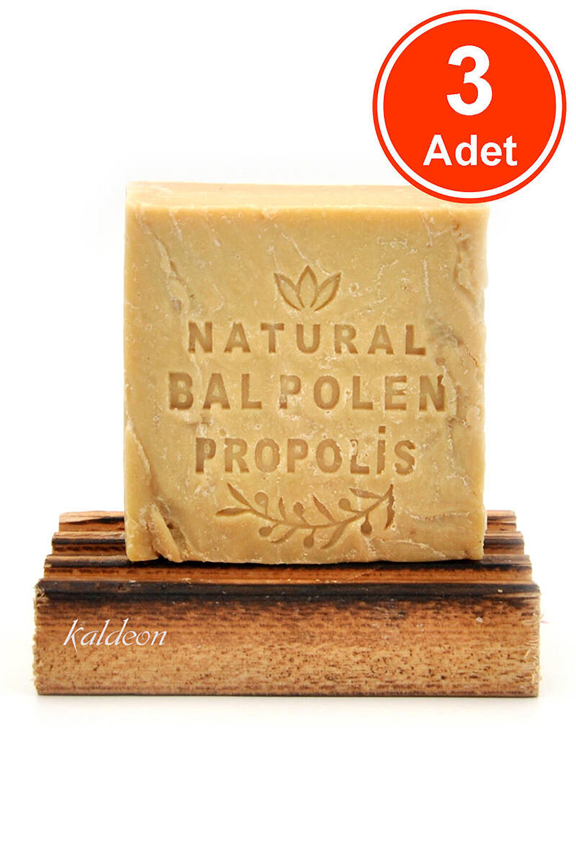 Bal Polen Propolis Sabunu El Yapımı Doğal 120 G x 3 Adet