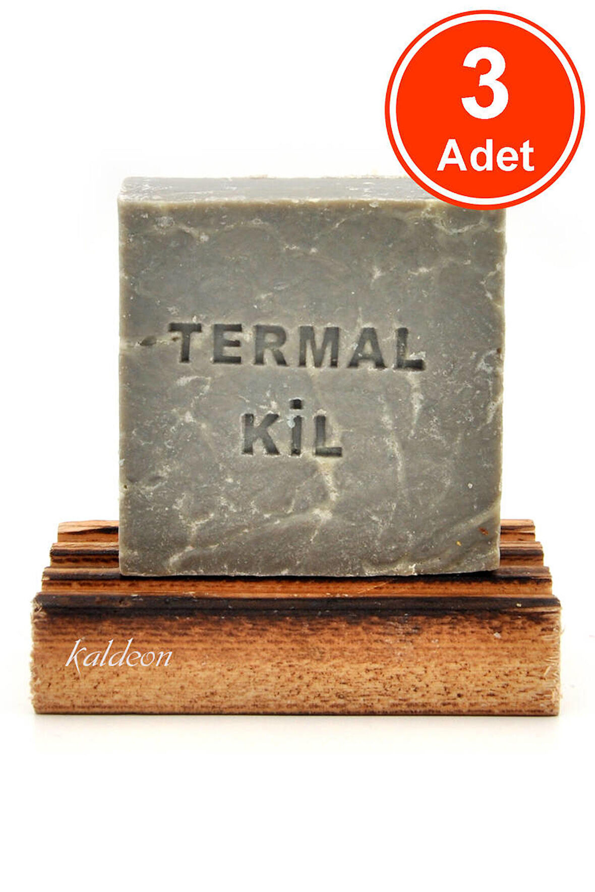 Termal Kil Sabunu El Yapımı Doğal 120 G x 3 Adet