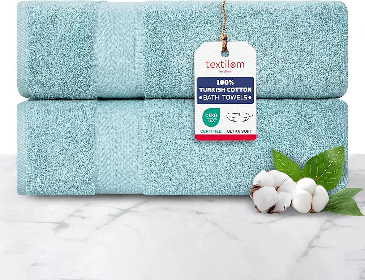 2'li  Banyo Havlusu Yumuşak %100pamuk 