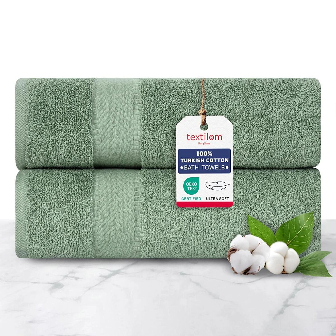 2'li  Banyo Havlusu Yumuşak %100pamuk 