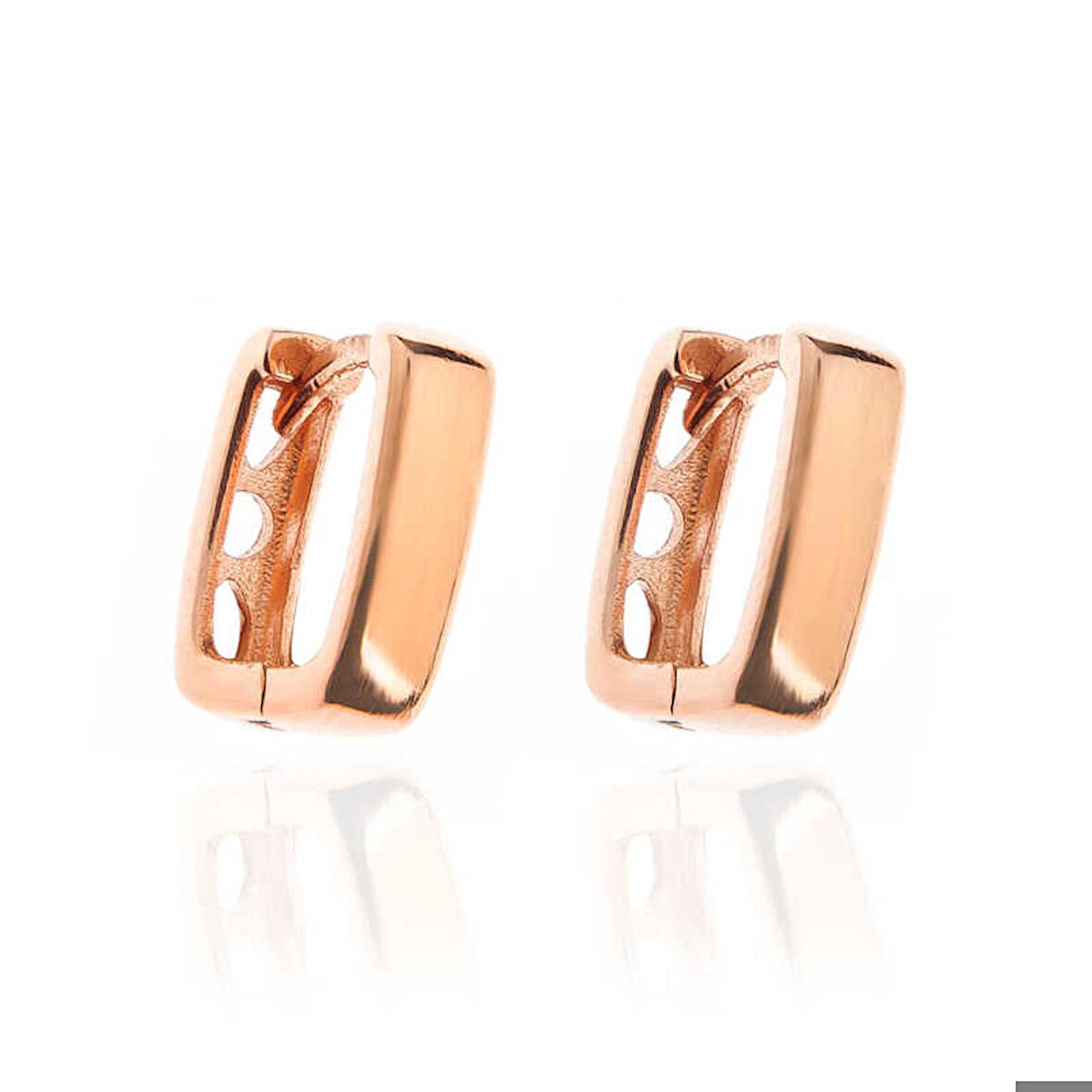 Gümüş Taşsız J Kadın Küpe