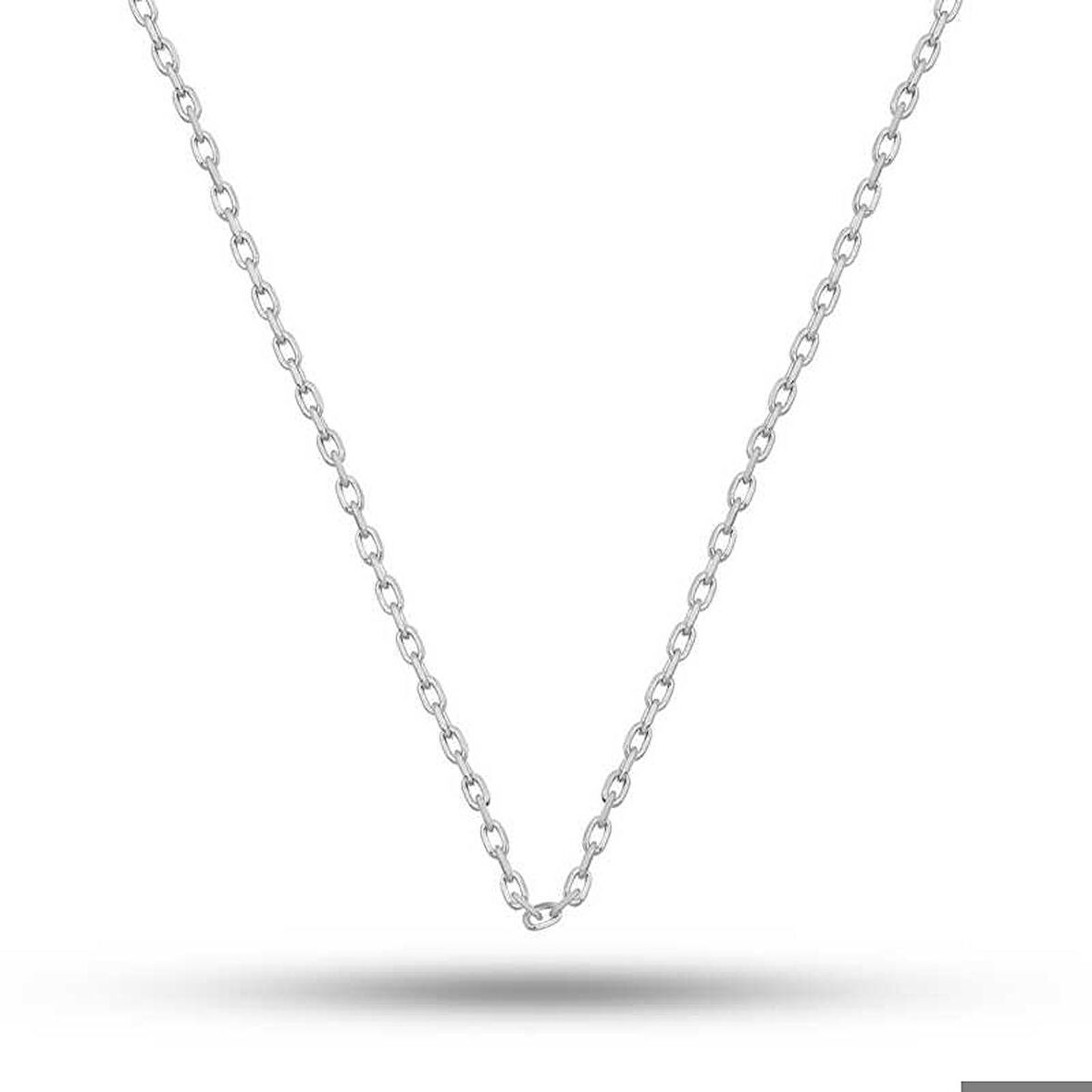 Gümüş 0.40 Mikron 60 Cm Forse Zincir