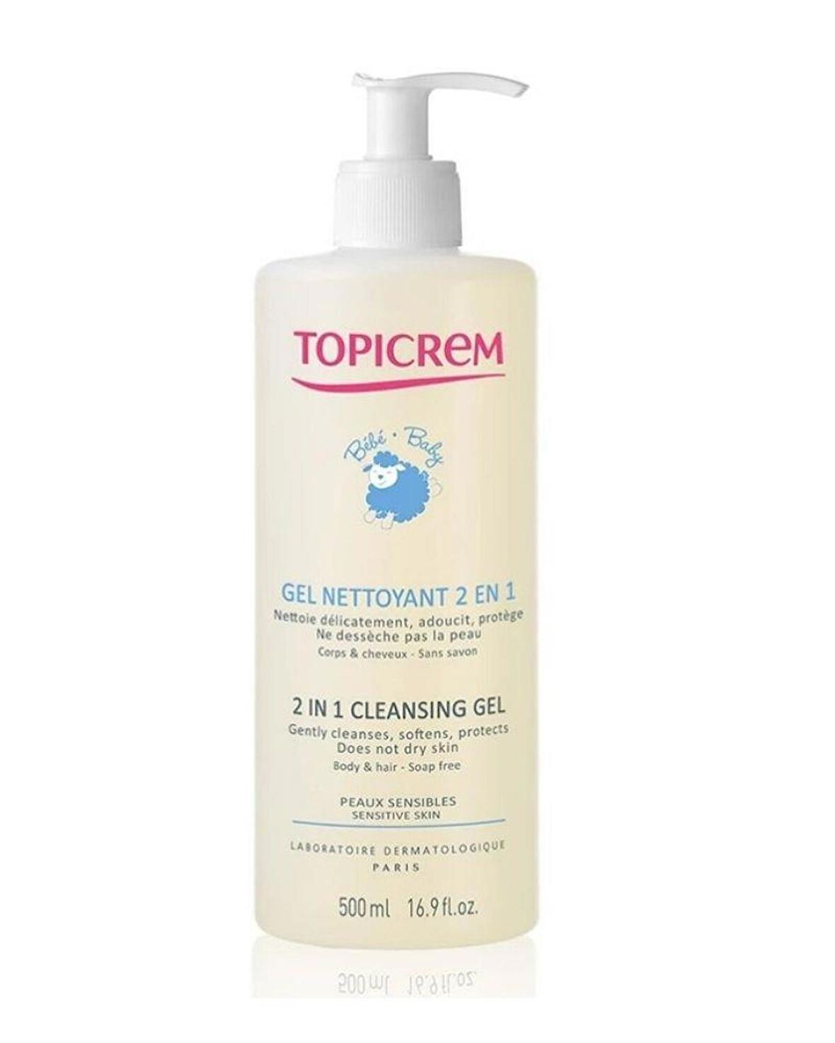 Topicrem Baby 2  İn 1 Cleansing Gel Bebek Şampuanı 500 Ml
