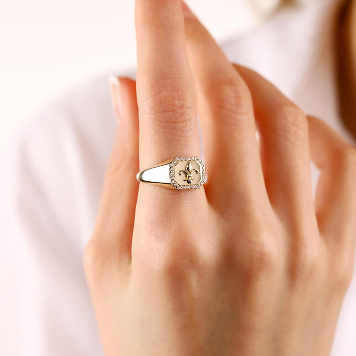 14 Ayar Altın Şövalye Yüzük