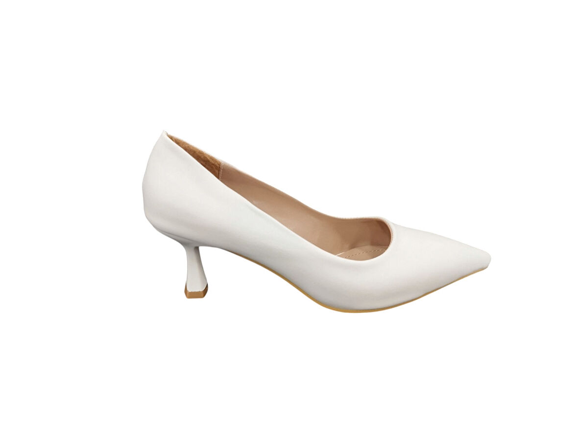 Ventes 20492184Z 6 cm Kadeh Topuk Sivri Burun Kadın Stiletto Ayakkabı