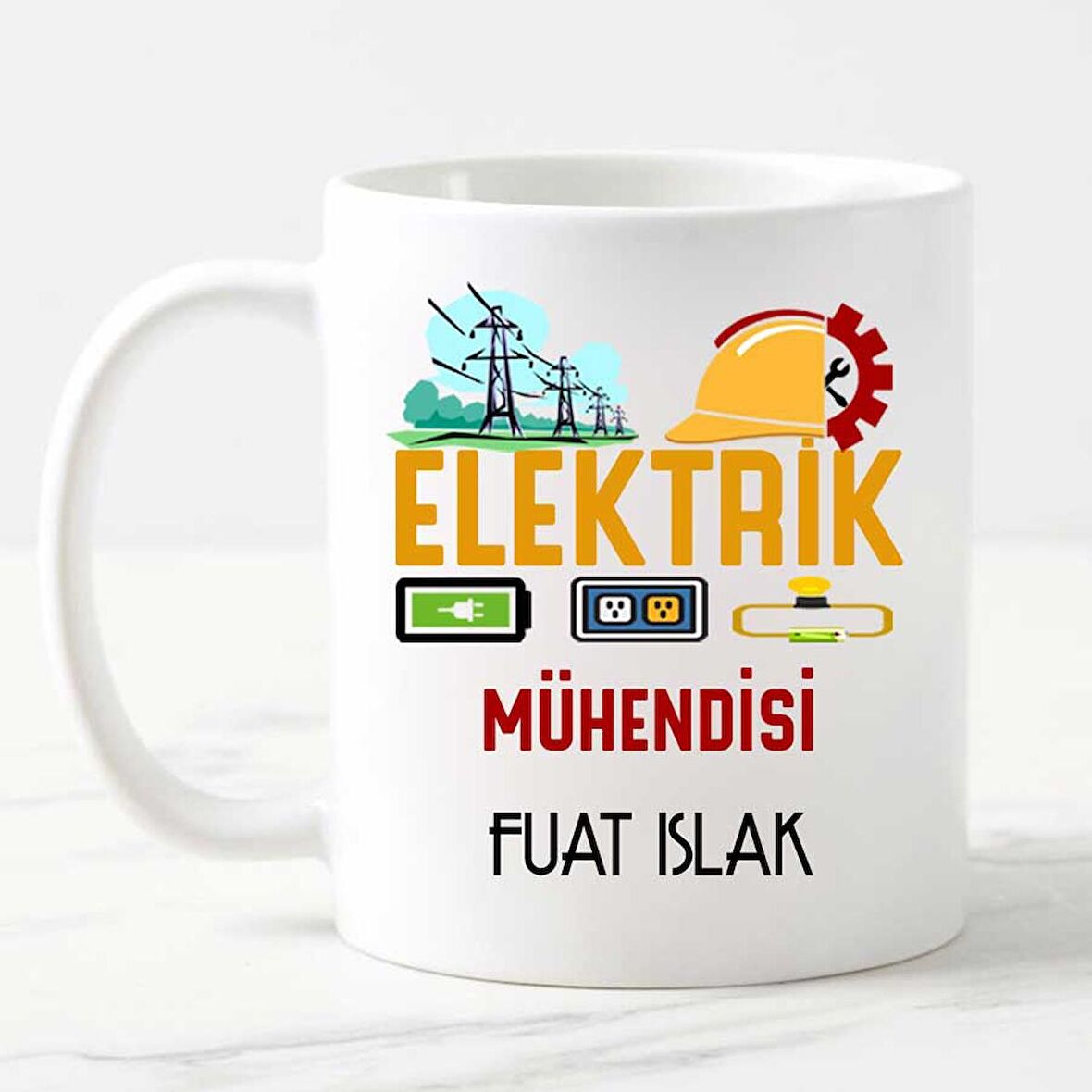 Elektrik Mühendisine Hediye Kupa Bardak