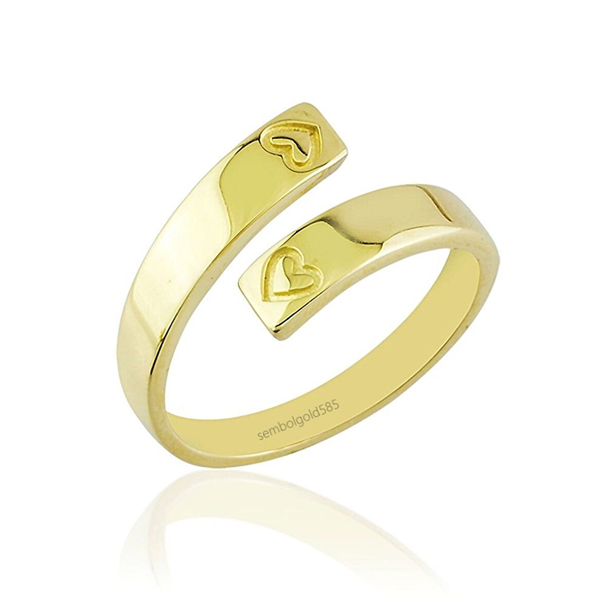 Eklem Altın Yüzük 14K Gold