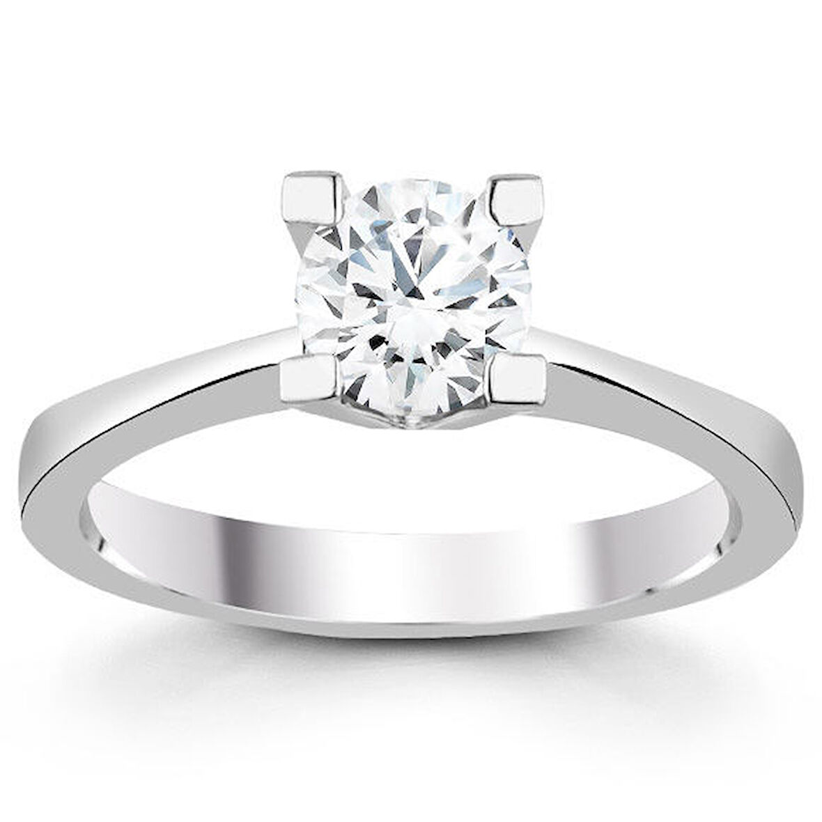 0.70 ct. E Color HRD Sertifikalı Pırlanta Tektaş Yüzük