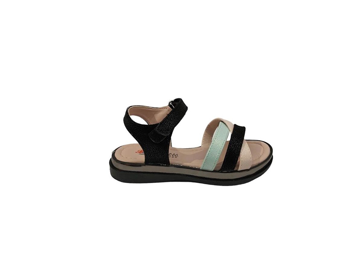 Baba 018501P Ortopedik Cırtlı Günlük Kız Çocuk Sandalet Ayakkabı