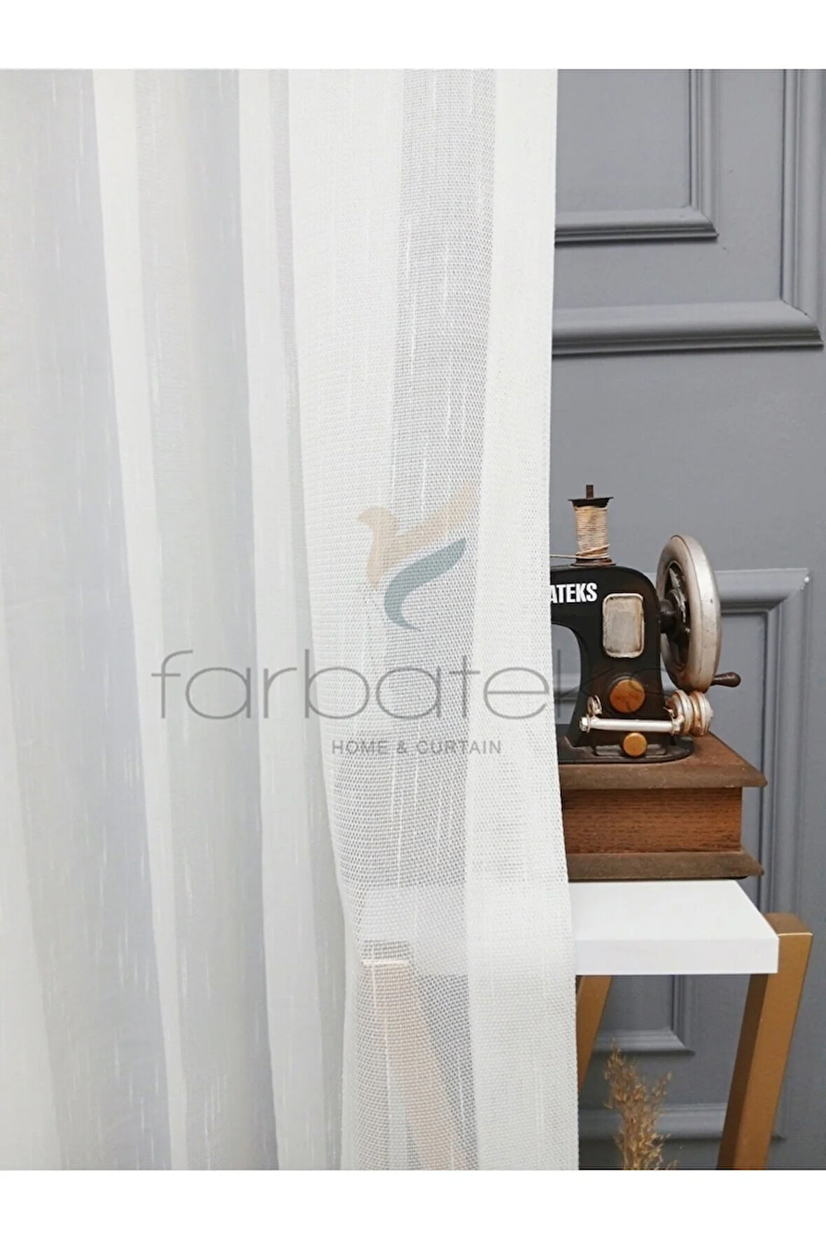 Exculusive Love Ütü İstemez Kırışmaz Sade 3Kat Pileli Tül Perde