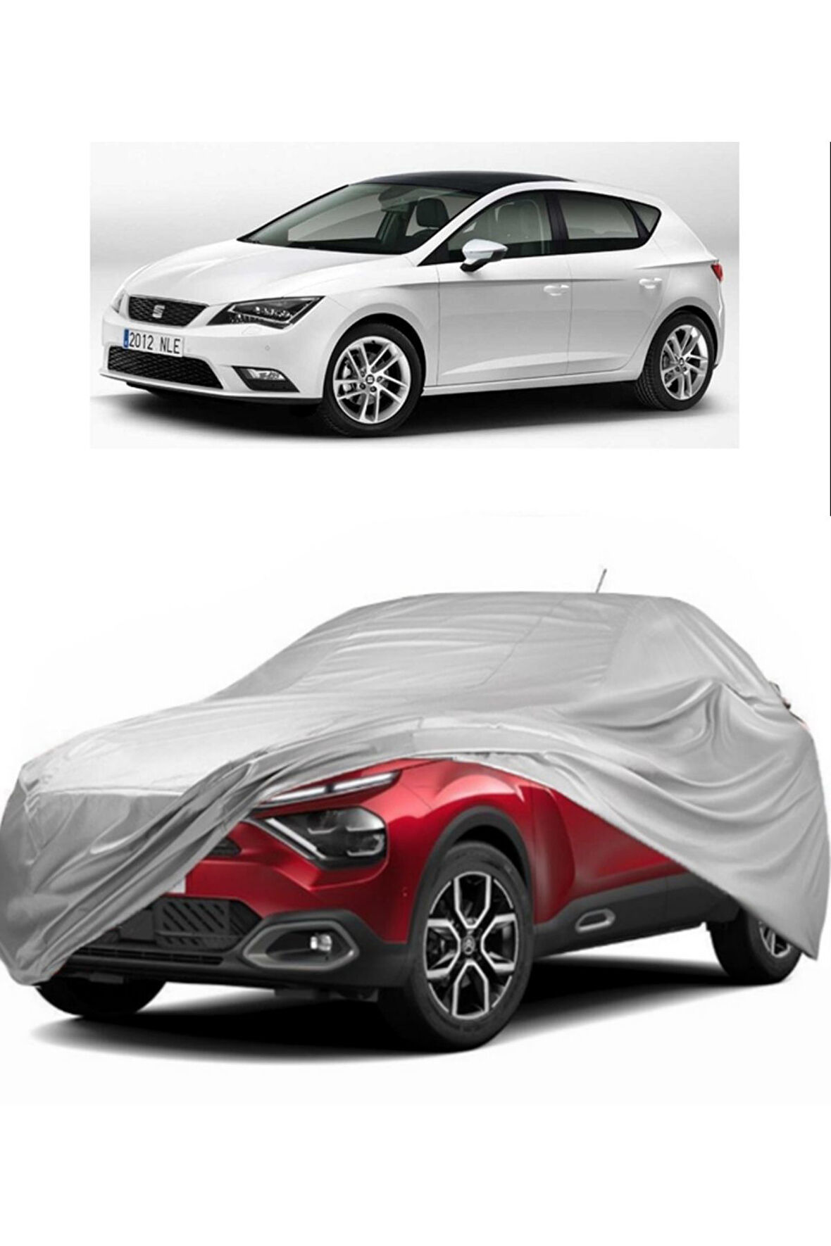 Seat Leon Uyumlu Miflonlu Oto Branda Premium Kalite Araba Brandası (2012-2020)