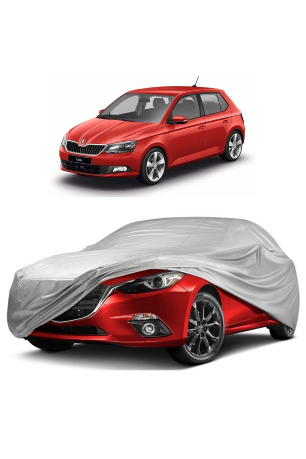 Skoda Fabia Araba Brandası Miflonlu Branda Oto Çadır Örtü