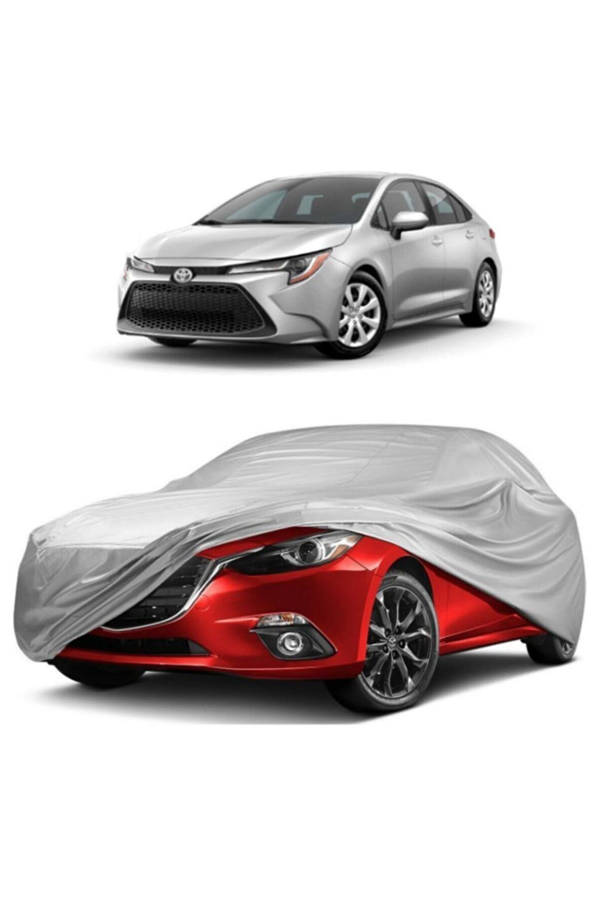 Toyota Corolla Sedan Araba Brandası Miflonlu Branda Oto Çadır Örtü (2018-2020)