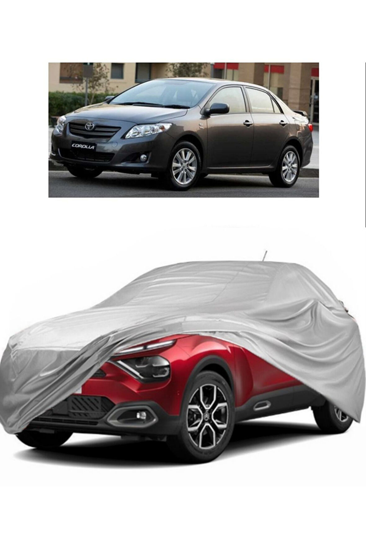 Toyota Corolla SEDAN Uyumlu Miflonlu Oto Branda Premium Kalite Araba Brandası (2007-2012)