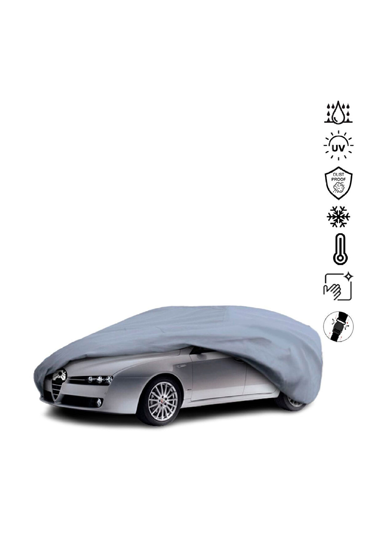 Alfa Romeo 159 Sportwagon Oto Branda 2006-2011 Miflonlu Su Geçirmez Oto Branda Uv Koruyuculu