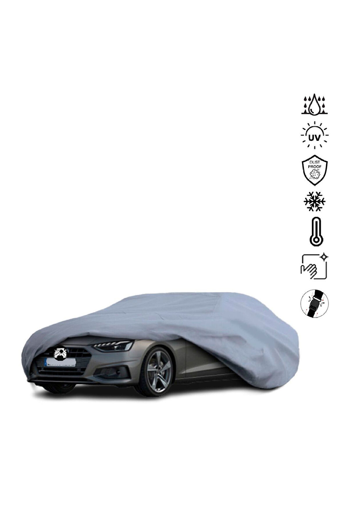 Audı A4 B9 Sedan (2019-) Miflonlu Su Geçirmez Oto Branda Uv Koruyuculu