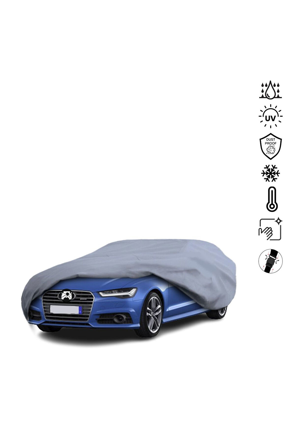 Audı A6 C7 Sedan (2014-2018) Araba Brandası Miflonlu Su Geçirmez Araba Brandası Uv Koruyuculu