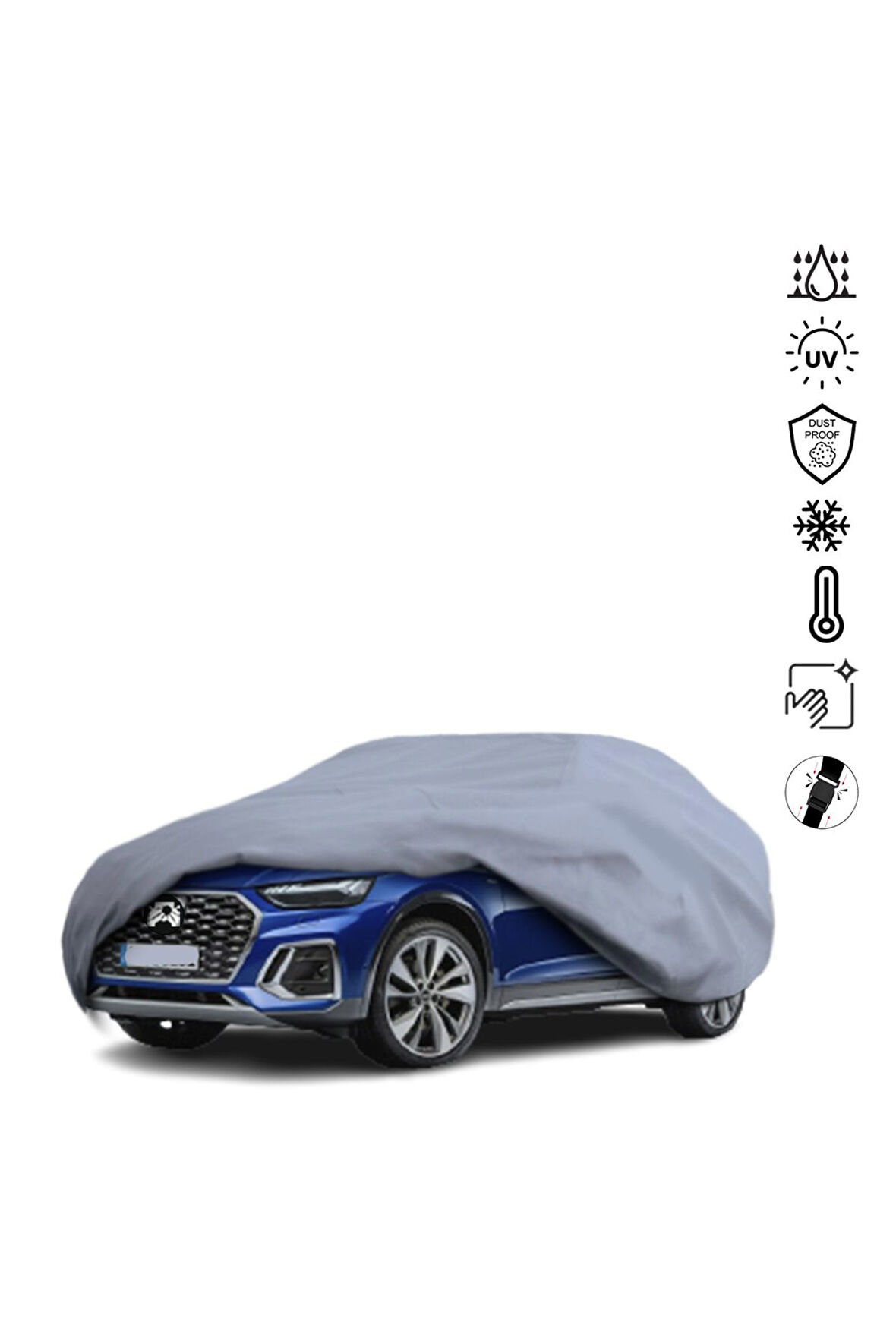 Audi Q5 Suv (2008-2016) Araba Brandası Miflonlu Su Geçirmez Araba Brandası Uv Koruyuculu