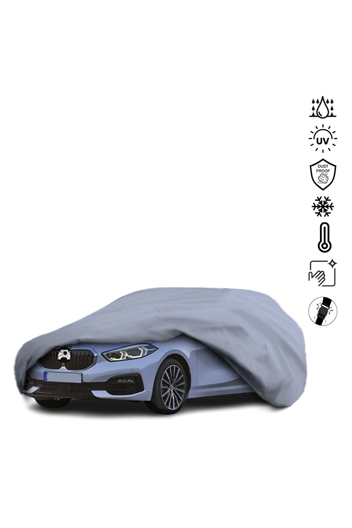 Bmw 1 Serisi F40 Hatchback (2019-) Araba Brandası Miflonlu Su Geçirmez Dış Ortam Araba Brandası