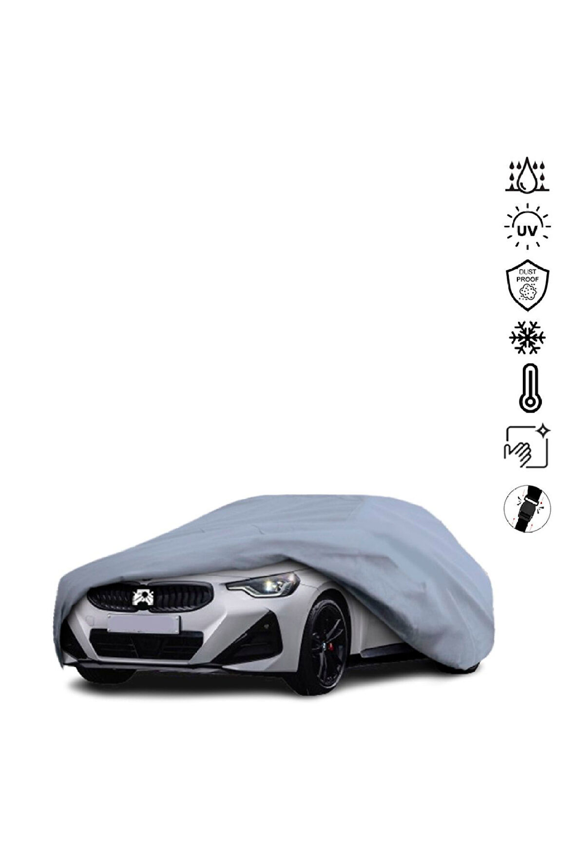 Bmw 2 Serisi G42 Coupe (2021-) Miflonlu Su Geçirmez Oto Branda Uv Koruyuculu