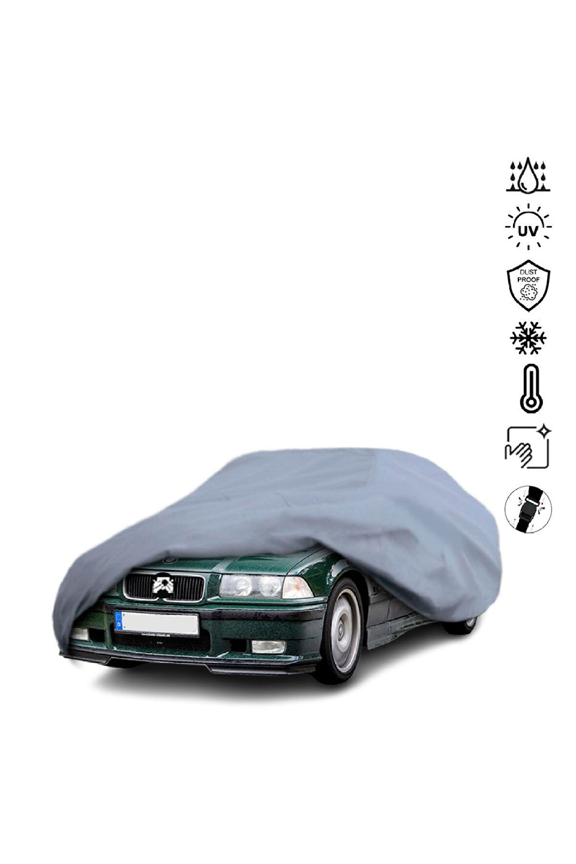 Bmw 3 Serisi E36 Compact Hatchbak (1993-2000) Miflonlu Su Geçirmez Oto Branda Uv Koruyuculu