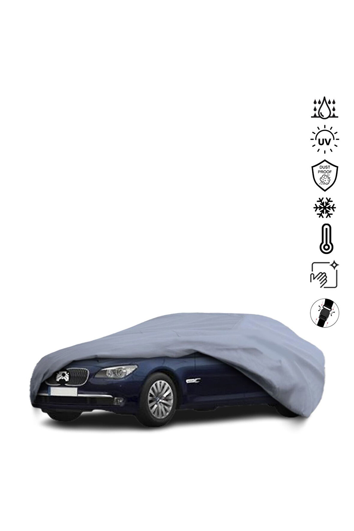 Bmw 7 Serisi Sedan F01-f04 (2008-2015) Araba Brandası Miflonlu Su Geçirmez Dış Ortam Araba Brandası