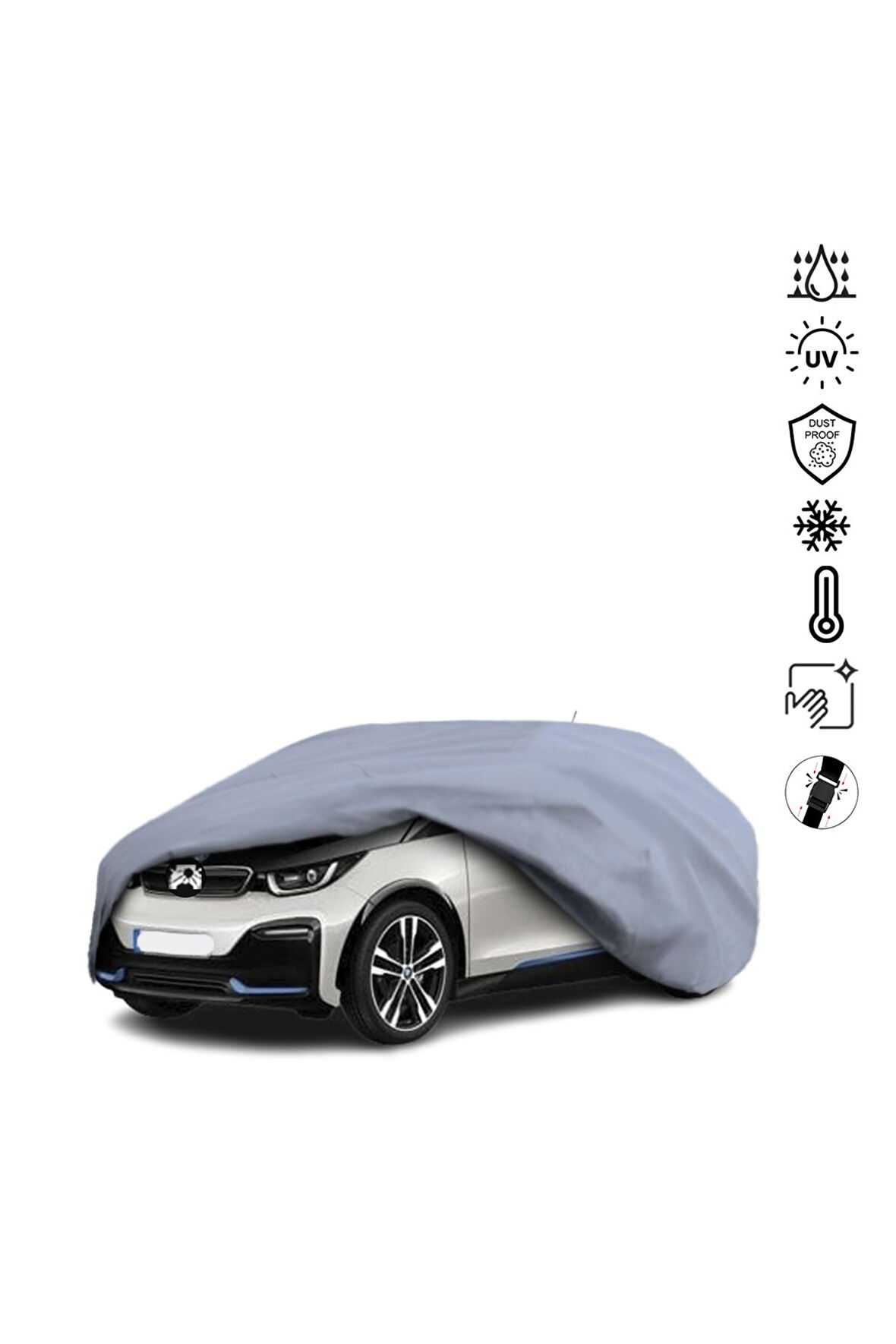 Bmw I3 Hatchback (2017-2022) Araba Brandası Miflonlu Su Geçirmez Araba Brandası Uv Koruyuculu