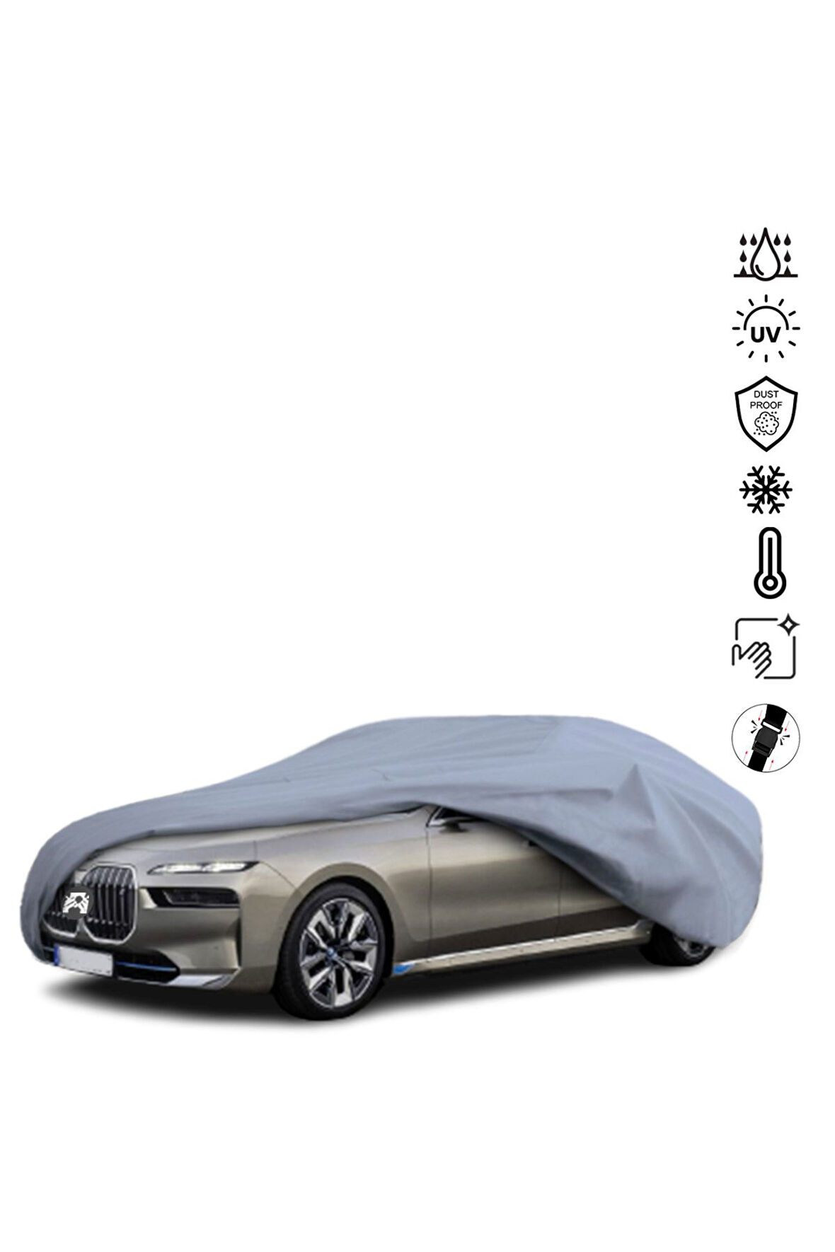 BMW İ7 G70 (2022-) Araba Brandası Miflonlu 4 Mevsim Oto Branda