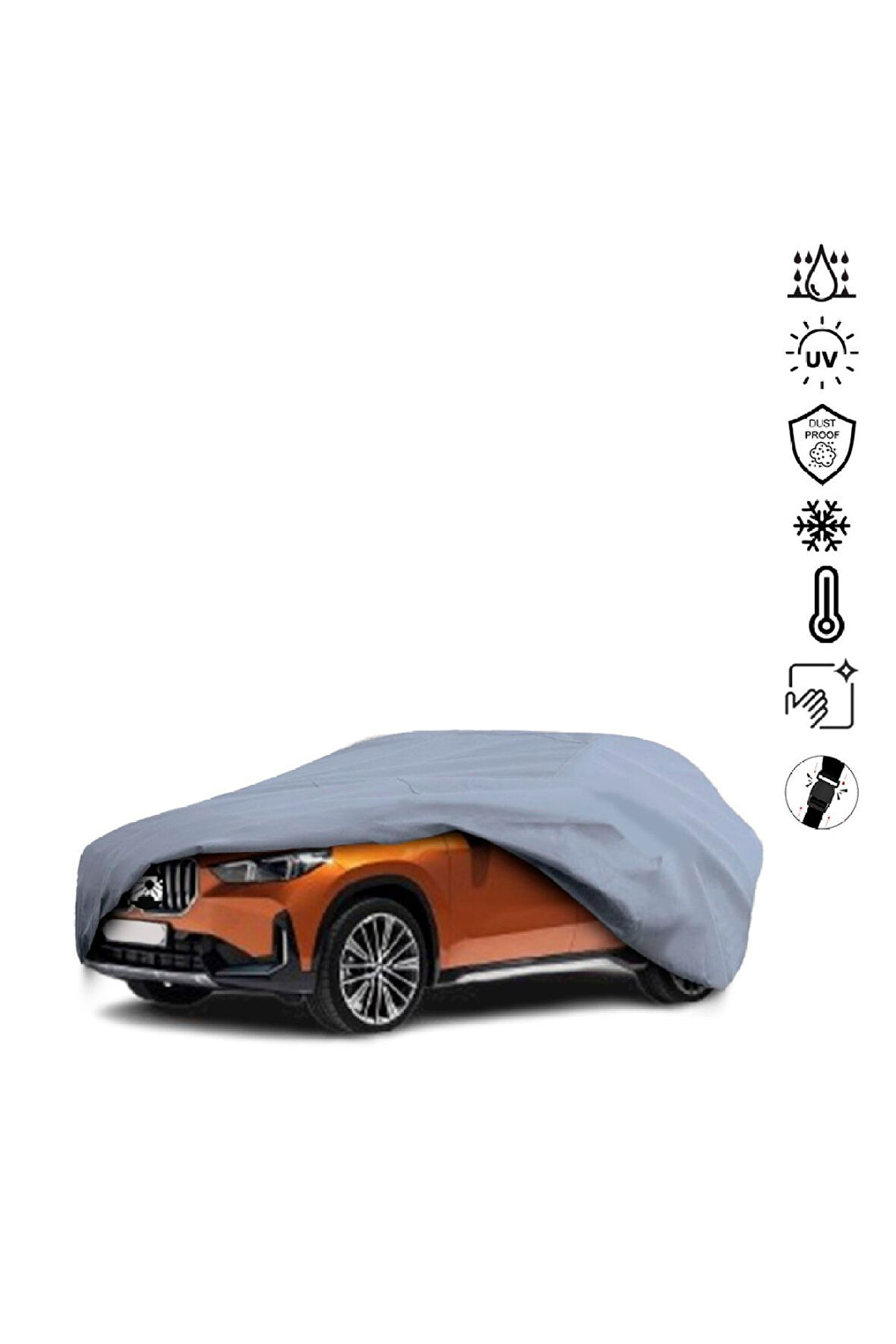 Bmw X1 U11 (2022-) Miflonlu Su Geçirmez Oto Branda Uv Koruyuculu