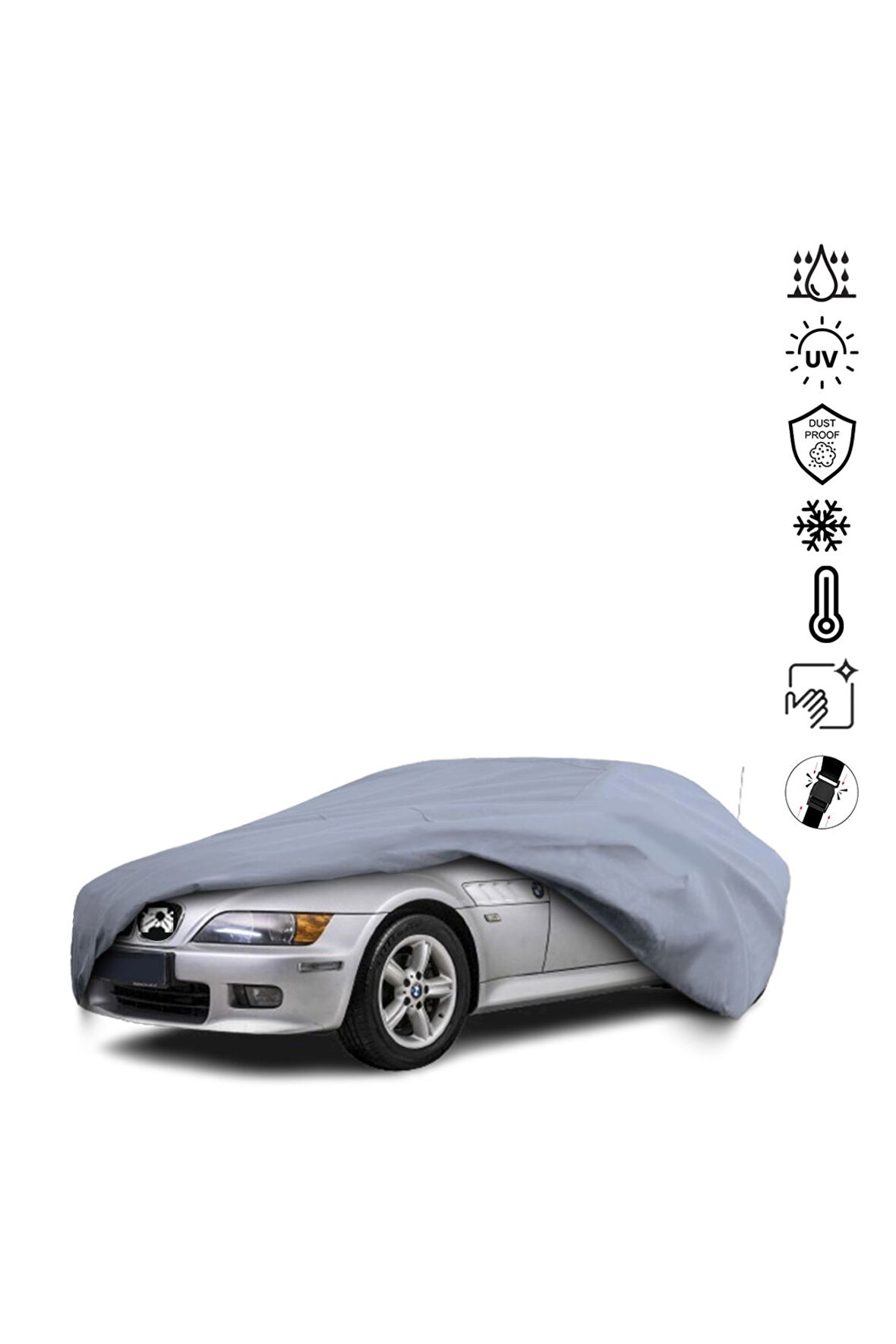 Bmw Z3 Coupe E36 (1995-2004) Araba Brandası Miflonlu Su Geçirmez Araba Brandası Uv Koruyuculu