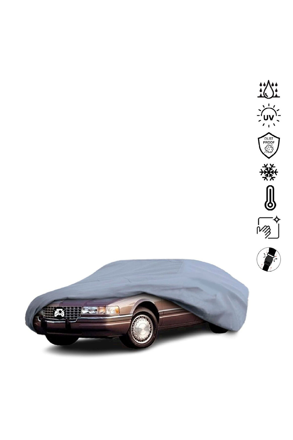 Cadıllac Seville (1991-1997) Araba Brandası Miflonlu Su Geçirmez Araba Brandası Uv Koruyuculu