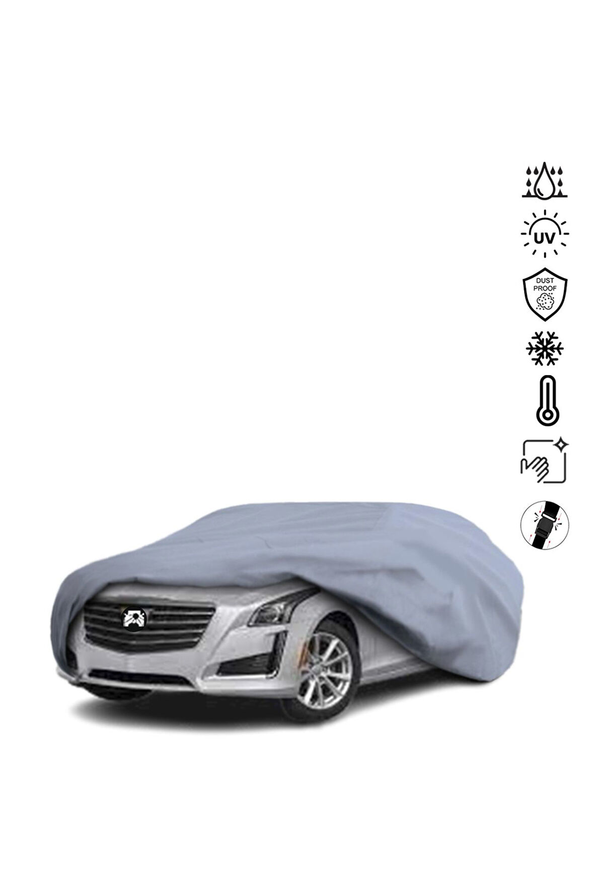 Cadıllac Xts (2012-2019) Araba Brandası Miflonlu Su Geçirmez Araba Brandası Uv Koruyuculu