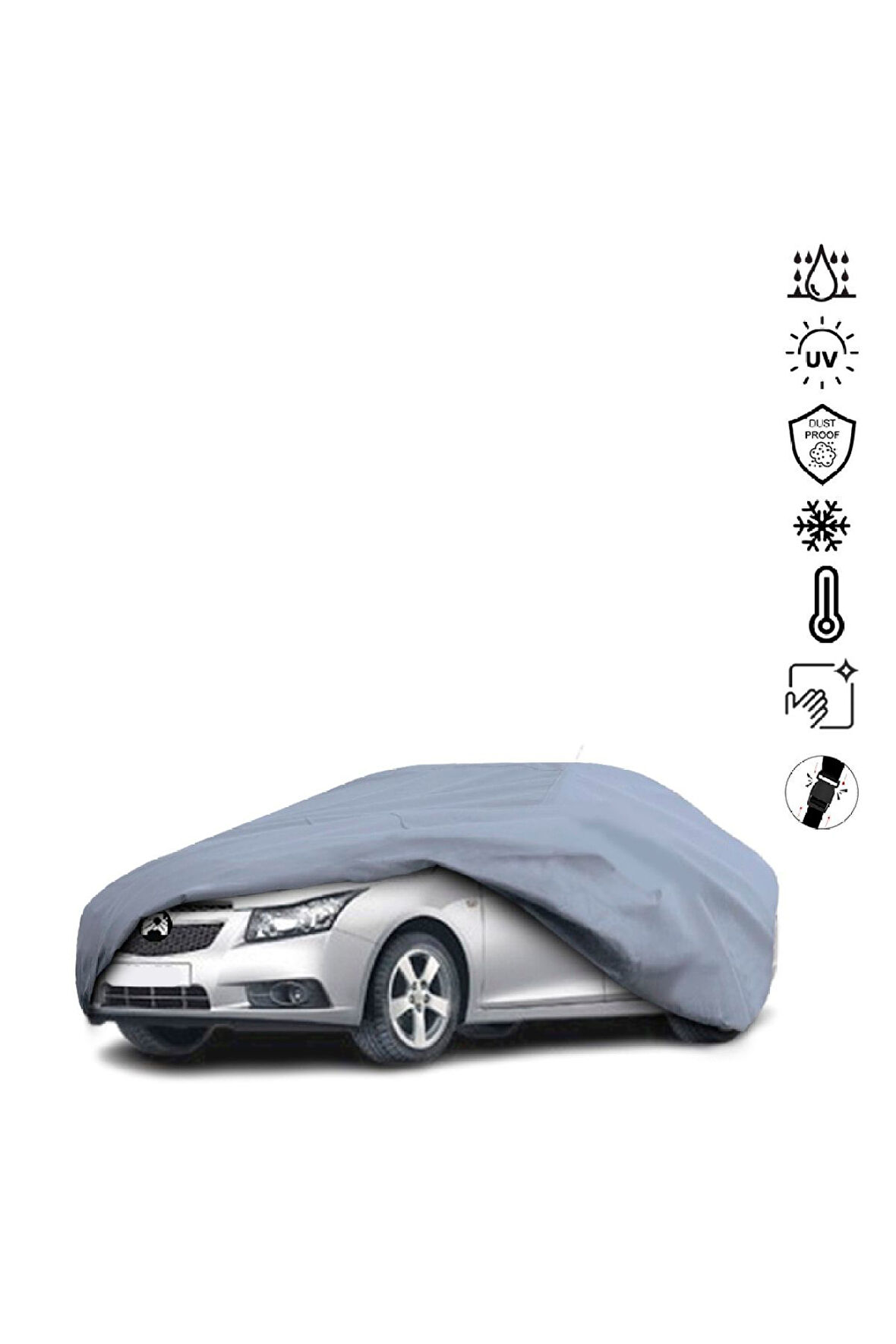 Chevrolet Cruze Sedan (2009-2016) Miflonlu Su Geçirmez Oto Branda Uv Koruyuculu