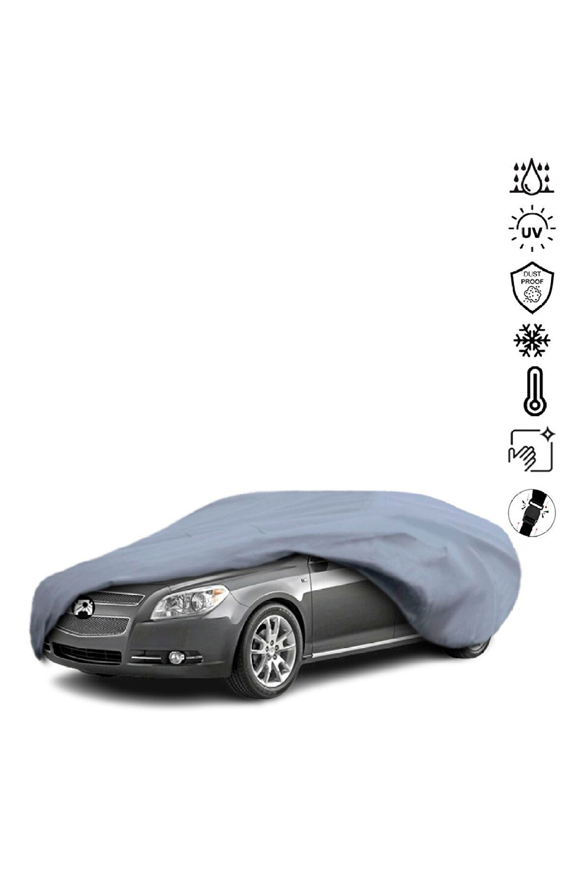Chevrolet Malibu 6 (2003-2008) Miflonlu Su Geçirmez Oto Branda Uv Koruyuculu