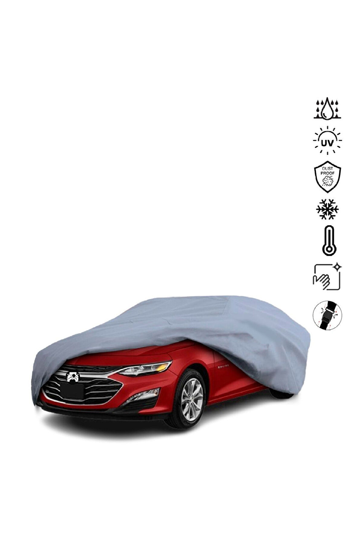 Chevrolet Malibu Xl (2016-) Miflonlu Su Geçirmez Oto Branda Uv Koruyuculu
