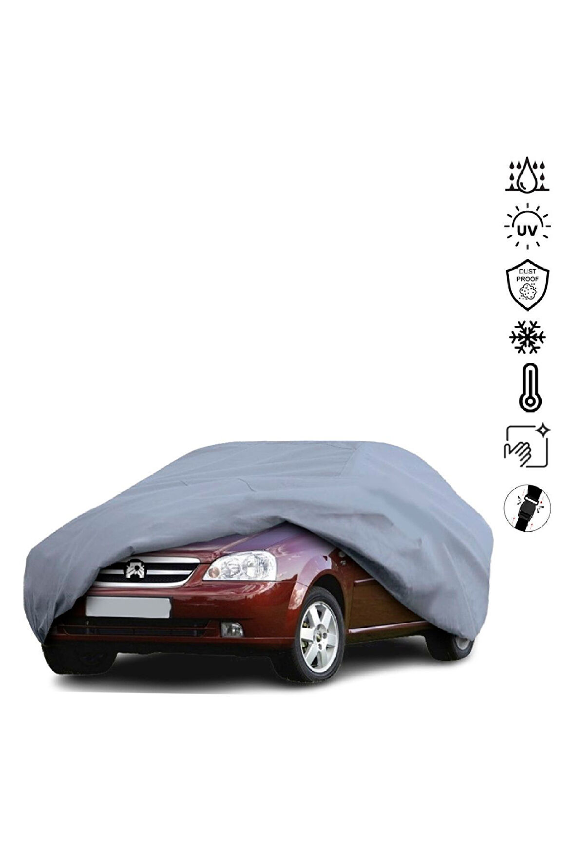 Chevrolet Nubira Sedan (2005-2010) Miflonlu Su Geçirmez Oto Branda Uv Koruyuculu